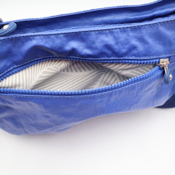 Kipling SPECIAL EDITION Syro Crossbody Bag in Shiny Blue - Picture 3 of 15